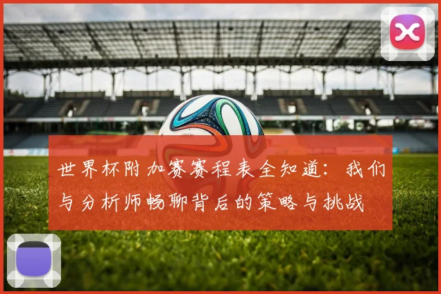 世界杯附加赛赛程表全知道：我们与分析师畅聊背后的策略与挑战
