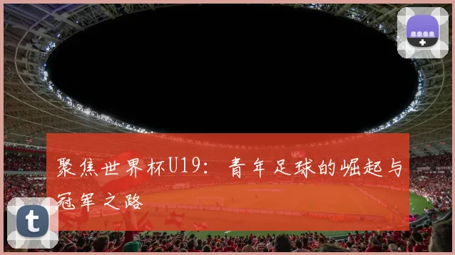 聚焦世界杯U19：青年足球的崛起与冠军之路